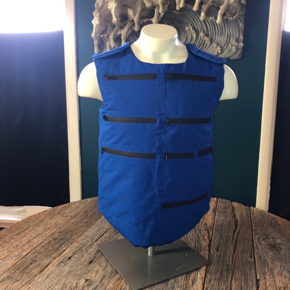 Multifunctional Puffy Vest With Pockets Size:Small